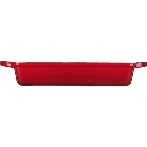  Crock Pot 112006.01 Artisan 13 Inch Enameled Cast Iron Lasagna Pan, Scarlet Red: Kitchen & Dining