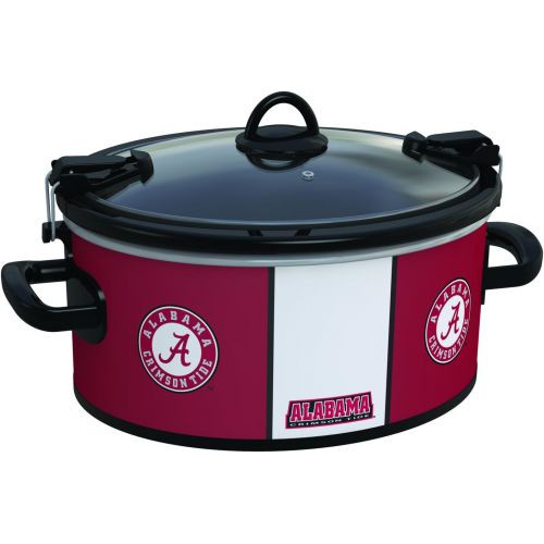 [아마존베스트]Crock-Pot Alabama Crimson Tide Collegiate 6-Quart Cook & Carry Slow Cooker