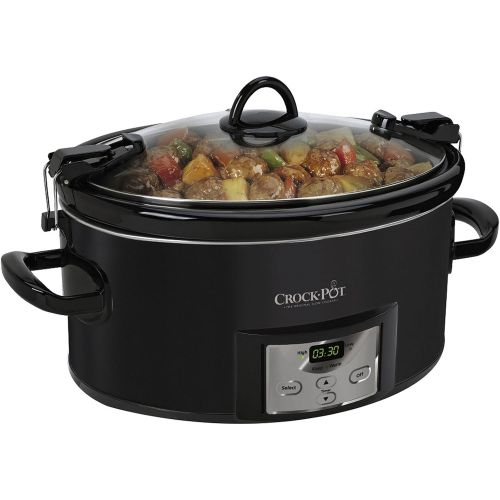  [아마존베스트]Crock-Pot 7-Qt. Cook n Carry Programmable Countdown Slow Cooker