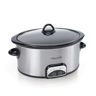 [아마존베스트]Crock-Pot SCCPVP600-S Smart-Pot 6-Quart Slow Cooker, Brushed Stainless Steel