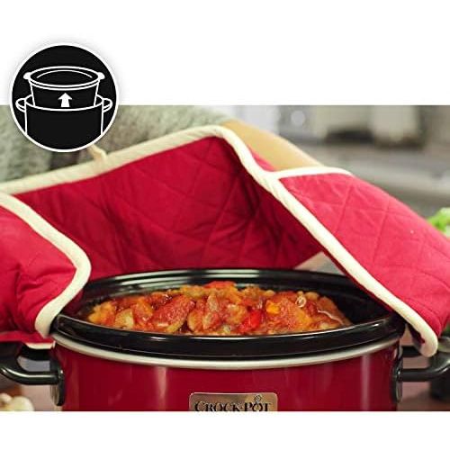  [아마존베스트]Crock-pot slow cooker - the original from the USA, 3.5 L, red