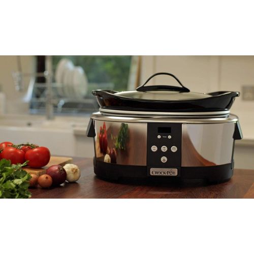  [아마존베스트]Crock-Pot SCCPBPP605-050 Slow Cooker/Digital Countdown Timer