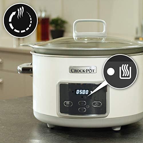  [아마존베스트]Crock-Pot CSC026X 5 l DuraCeramic Saute Slow Cooker - The Original from the USA | Slow Cooker | 5 L | DuraCeramic coating