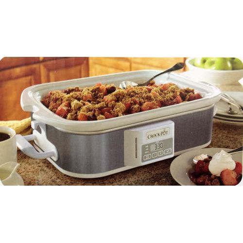 크록팟 Crock-Pot Programmable Cook & Carry Casserole Crock Slow Cooker
