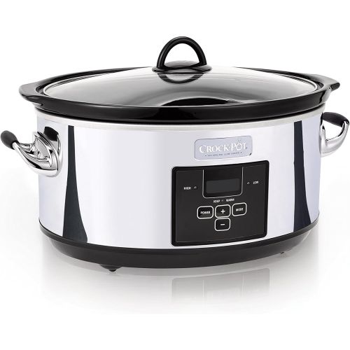 크록팟 Crock-Pot Crock-pot SCCPVF710-P Slow Cooker, 7 Quart, Polished