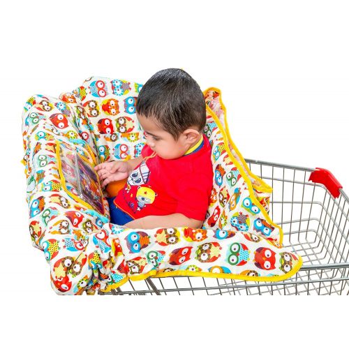  Crocnfrog 2-in-1 Shopping Cart Cover | High Chair Cover for Baby | Large