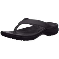 Crocs Womens Capri V Flip Flop | Casual Sandal With Extra Soft Footbed and Soft Leather Straps | Lightweight Beach Shoe