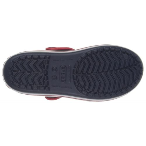 크록스 Crocs Kids Unisex Crocband Sandal (Toddler/Little Kid) Navy/Red 13 M US Little Kid