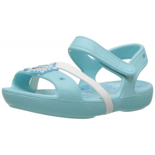 크록스 Crocs Kids Girls Elsa & Anna Frozen Flat Sandal