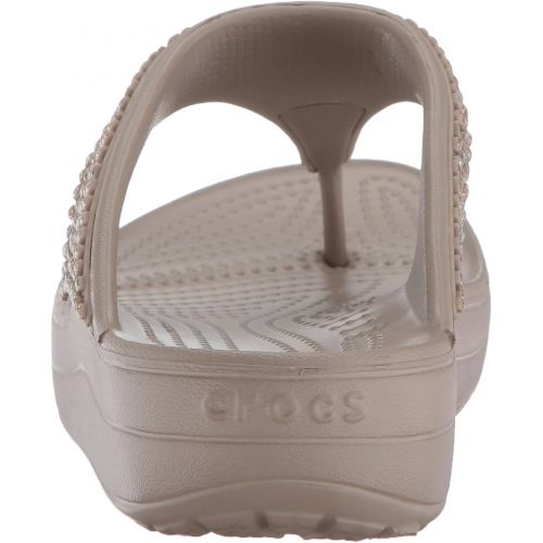 크록스 Crocs Womens Sloane Embellished Platform Flip