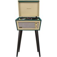 [아마존베스트]Crosley CR6231D-GR Sterling Portable Turntable with Aux-In and Bluetooth, Green & Cream