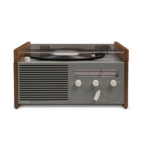 크로슬리 Crosley Otto Belt Driven 2 Speed Entertainment Turntable System with Bluetooth