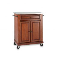 Crosley Stainless Top Rolling Portable Kitchen CartIsland