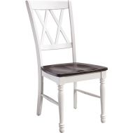 Crosley Furniture Shelby Dining Chairs (Set of 2), Distressed White