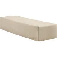 Crosley Furniture CO7506-TA Heavy-Gauge Reinforced Vinyl Outdoor Chaise Lounge Cover, Tan