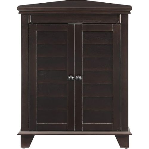 크로슬리 Crosley Furniture Lydia Corner Cabinet, Espresso