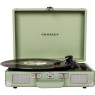 Crosley CR8005F-MT Cruiser Plus Vintage 3-Speed Bluetooth in/Out Suitcase Vinyl Record Player Turntable, Mint