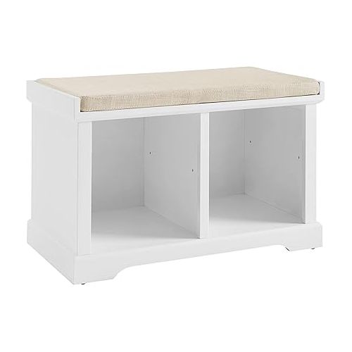 크로슬리 Crosley Furniture Anderson Entryway Storage Bench, White