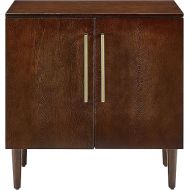 Crosley Furniture Everett Console Cabinet, Mahogany