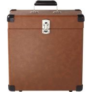 Crosley CR401-TA Record Carrier Case for 30+ Albums, Tan