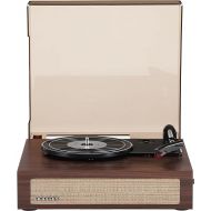 Crosley CR6042A-WA Scout 3-Speed Bluetooth Turntable with Built-in Speakers, Walnut