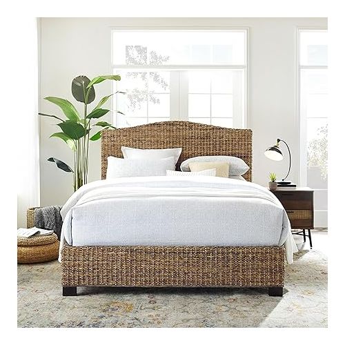 크로슬리 Crosley Furniture Serena Bed Set, King, Banana Leaf