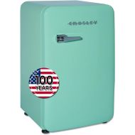 Crosley Retro Mini Fridge 3.2 Cu Ft Mint Green w/o Freezer, Compact Refrigerator for Bedroom, Garage, Office Under Desk, Undercounter, Apartment, School Dorm Fridge, Aesthetic, Small & Cute Appliances