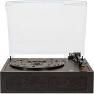 Crosley CR6040A-BK Ryder Vintage Portable Bluetooth 3-Speed Vinyl Record Player Turntable, Black