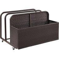 Crosley Furniture CO7303 Palm Harbor Outdoor Wicker Rolling Pool Float Caddy