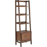 Crosley Furniture Landon Small Etagere Bookcase, Mahogany