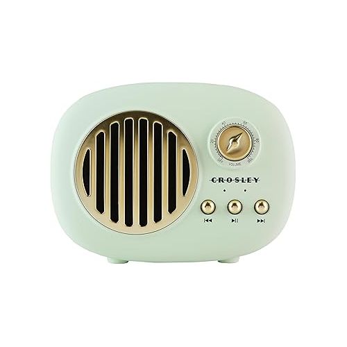 크로슬리 Crosley CR3044A-MN Piper Portable Bluetooth Speaker, Mint