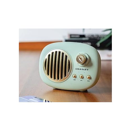 크로슬리 Crosley CR3044A-MN Piper Portable Bluetooth Speaker, Mint