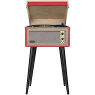 Crosley CR6233E-RE Dansette Bermuda Bluetooth in/Out Portable Vinyl Record Player Turntable with Aux-in, Red