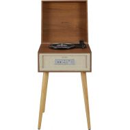 Crosley CR6235A-NA Rohe 3-Speed Bluetooth in/Out Vinyl Record Player Turntable with Built-in Speakers and Detachable Legs, Natural