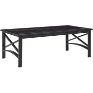 Crosley Furniture CO6207-BZ Kaplan Outdoor Metal Coffee Table, Oiled Bronze