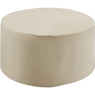 Crosley Furniture CO7508-TA Heavy-Gauge Reinforced Vinyl Cover for Catalina Round Table, Tan, 32
