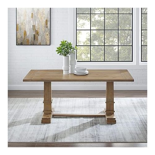 크로슬리 Crosley Furniture Joanna Dining Table, Rustic Brown