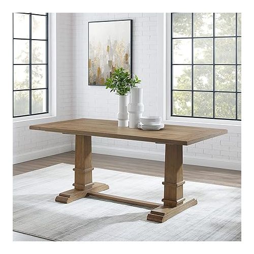 크로슬리 Crosley Furniture Joanna Dining Table, Rustic Brown