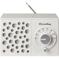 Crosley CR3042A-WS Maverick Portable AM/FM Radio with Bluetooth Receiver, White Sand