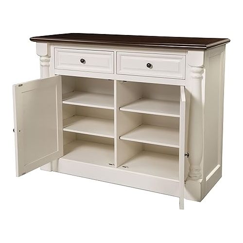 크로슬리 Crosley Furniture Shelby Dining Room Buffet - White