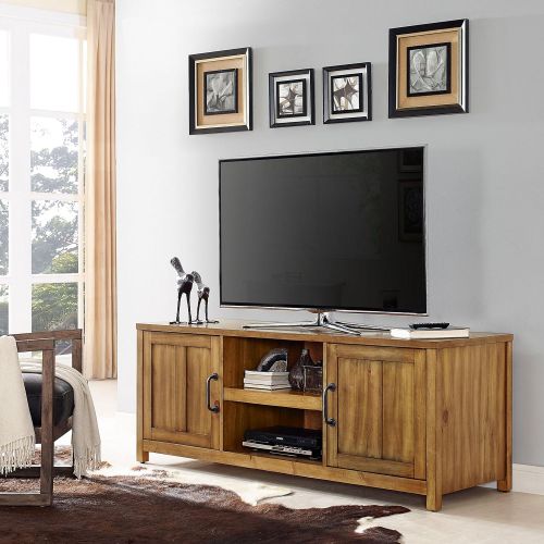 크로슬리 Crosley Furniture Roots 60-inch TV Stand, Natural