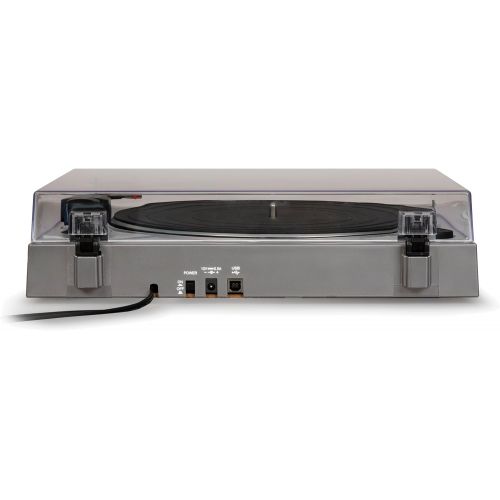 크로슬리 Crosley T200 Belt-Drive Component Turntable with Built-in Preamp and Auto-Return Tone Arm, Silver