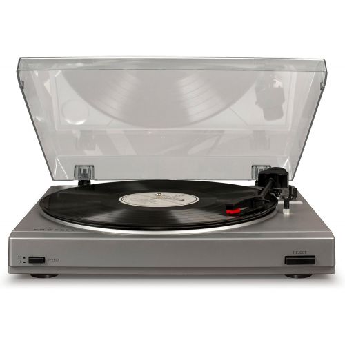 크로슬리 Crosley T200 Belt-Drive Component Turntable with Built-in Preamp and Auto-Return Tone Arm, Silver