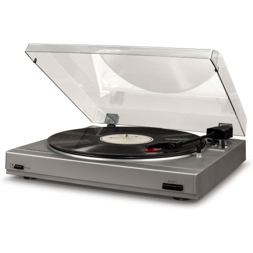 크로슬리 Crosley T200 Belt-Drive Component Turntable with Built-in Preamp and Auto-Return Tone Arm, Silver