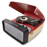 Crosley CR6010A-RE Collegiate Portable USB Turntable with Software for Ripping and Editing Audio, Red & Cream