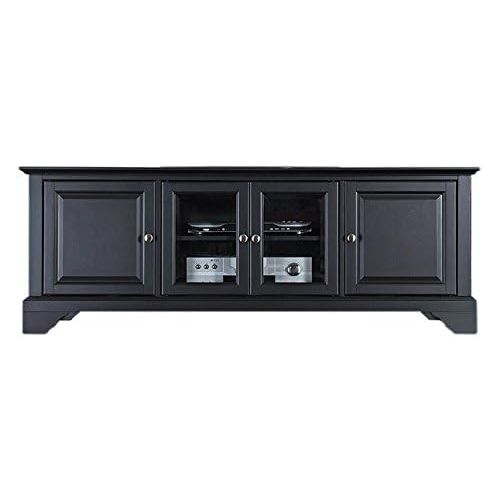 크로슬리 Crosley Furniture LaFayette 60-inch Low-Profile TV Stand, Black