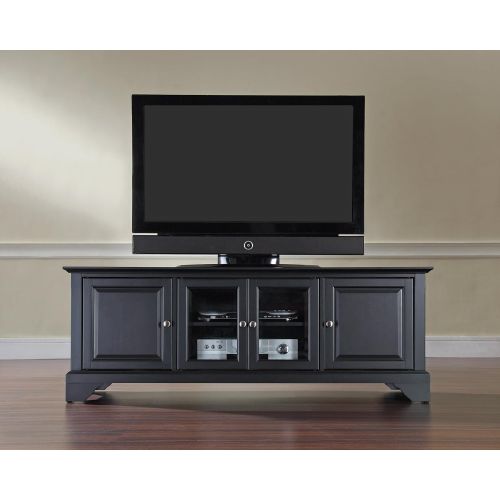 크로슬리 Crosley Furniture LaFayette 60-inch Low-Profile TV Stand, Black