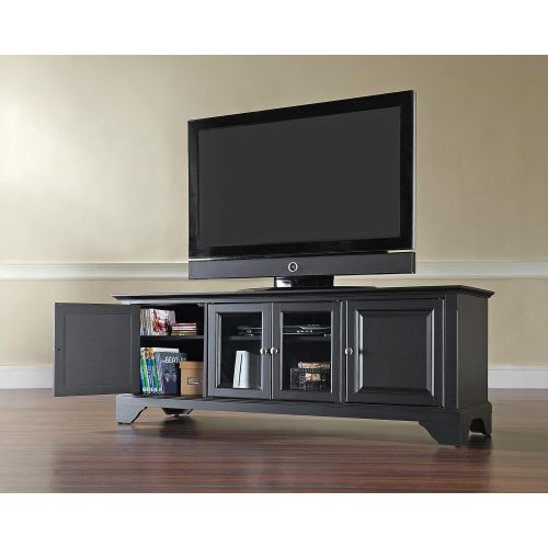 크로슬리 Crosley Furniture LaFayette 60-inch Low-Profile TV Stand, Black