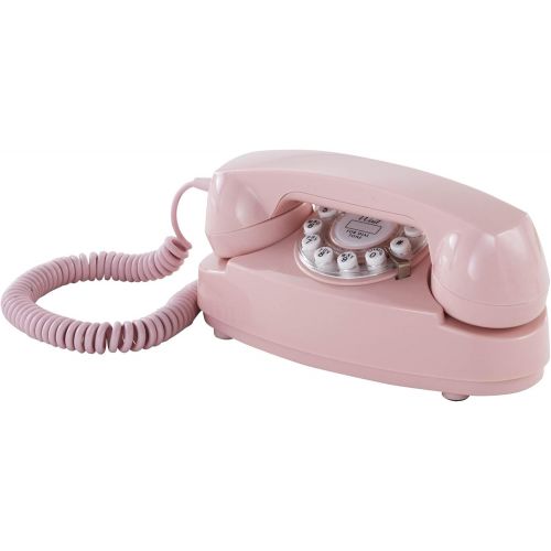 크로슬리 Crosley CR59-PI Princess Phone with Push Button Technology, Pink
