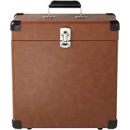 Crosley CR401-TA Record Carrier Case for 30+ Albums, Tan